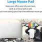 Japanese Mouse Pad, Large Japanese Desk Mat, XL Anime Gaming Keyboard Mat, Non-Slip Rubber Base, Big Extended Desk Protector for Home Office, 31.5”x11.8”