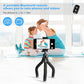 Ubeesize Phone Tripod, Portable and Flexible Tripods with Wireless Remote and Clip, Cell Phone Tripode Stand for Video Recording