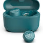 JLab Go Air Pop+ True Wireless Earbuds, in Ear Headphones, Bluetooth Earphones, 35H Playtime Ear Buds, Bluetooth Earbuds with Microphone, USB-C Charging Case, Dual Connect, EQ3 Sound, Teal
