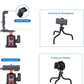 ULANZI Camera Tripod, Mini Flexible Stand w Hidden Phone Holder w Cold Shoe Mount, 1/4'' Screw f Magic Arm, Universal f iPhone 17 16 15 14 Pro Max XS Max X Samsung Canon Nikon Sony DJ Pocket 3 Cameras