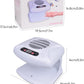 Gegong Air Nail Dryer with Automatic Sensor, 300W Timing Fan Blow for Both Hands and Feet, Warm & Cool Wind Blower Regular Polish, Home Salon Use No Harmful (Light Blue)