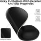 EooCoo Ergonomic Mouse Pad with Gel Wrist Rest Support Middle Concave Design, Relieve Wrist Pain Mousepad, Non-Slip Base for Laptop, Computer, Office Desk Accessories, Carpal Tunnel Syndrome