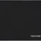 TECKNET Mouse Pad with Anti-fray Stitching, Waterproof Surface & Non-Slip Rubber Base with Stitched Edges Gaming Mouse Mat for Laptop，Compatible with Laser and Optical Mice - Black