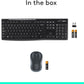 Logitech MK270 Wireless Keyboard and Mouse Combo for Windows, 2.4 GHz, 8 Multimedia Keys, PC, Laptop, Wireless Keyboard Compact Mouse Combo - Black Visit the Logitech Store