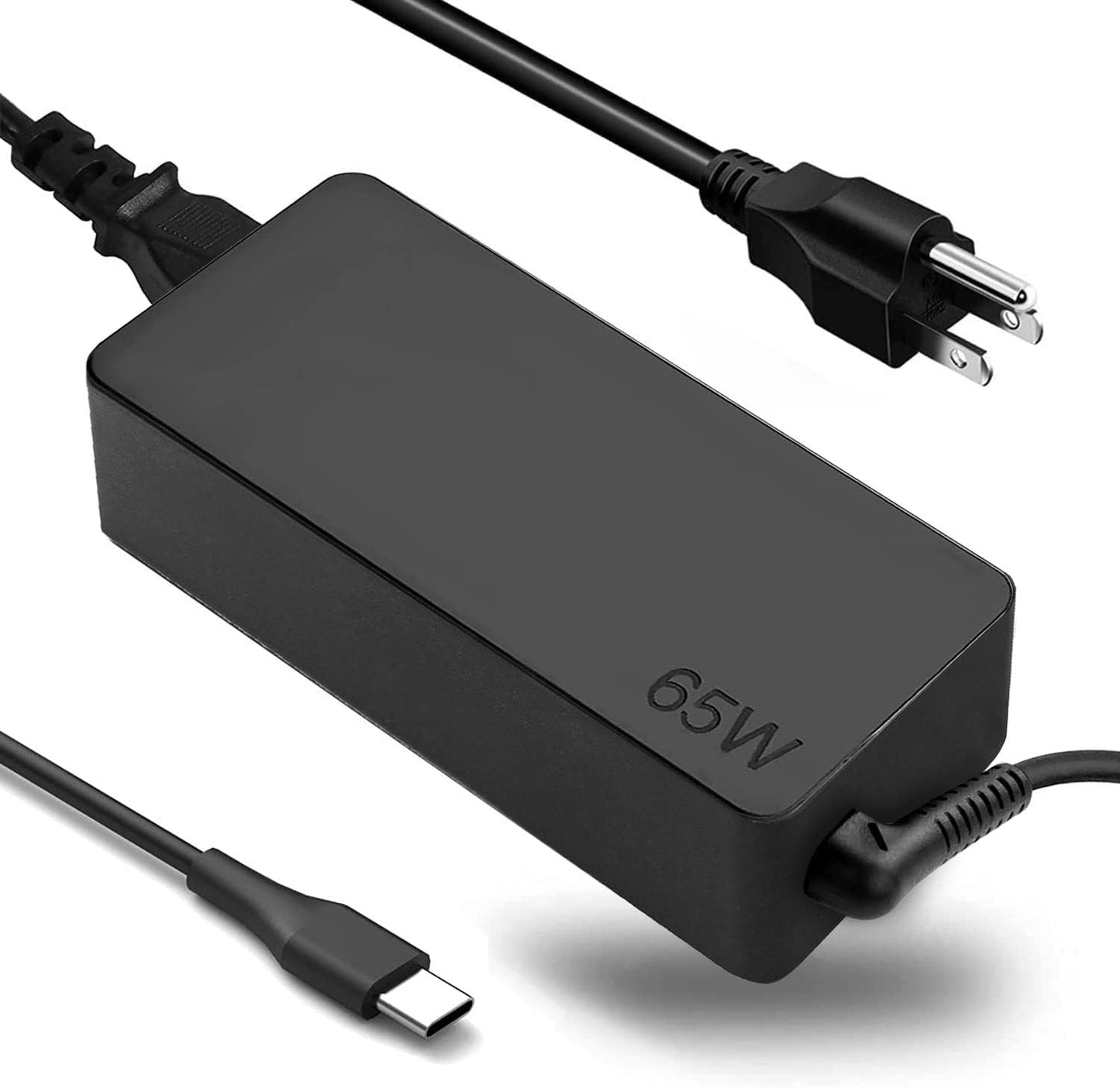 Fepprry 65W USB C Laptop Charger Compatible with Lenovo Thinkpad/Yoga/Chromebook, ADLX65YDC2A USB Type C Laptop Charger