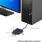 Memory Card Reader, BENFEI 4in1 USB 3.0 and USB-C to SD Micro SD MS CF Card Reader Adapter, 4 Cards Simultaneously Read and Write, Compatible with iPhone 15 Series, MacBook Pro/Air 2023, and More
