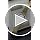 PASOY Men's Digital Gold Stainless Steel Watch Backlit Multifunction Stopwatch Waterproof Sport Watches