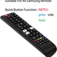 Universal Remote Control for All Samsung TV Remote Compatible All Samsung LCD LED HDTV 3D Smart TVs Models