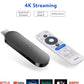 ONN Android TV 4K UHD Streaming Device with Voice Remote Control Google Assistant & High Speed HDMI Cable (100026240) Black