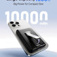 for Magsafe Portable Charger,10000mAh Wireless Magnetic Power Bank with USB C Charging and stand, Travel Essential for Magsafe Battery Pack Compatible with iPhone 17/air/16/15/14/13/12 Series