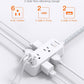 Power Strip Surge Protector, BESHON 5Ft Extension Cord, 6 Outlets with 4 USB Ports (2 USB C Outlet), 3-Side Outlet Extender, Wall Mount, Compact for Travel, Home, College Dorm Room and Office