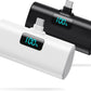 [2-Pack]Portable Charger for iPhone 17/16/15 Series,Upgraded 5200mAh PD USB C Power Bank Built-in USB-C Connector, Battery Pack Compatible with iPhone 17/17 Pro/17 Pro Max/16/15 Series,Samsung,Android