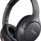 TOZO HT3 Hybrid Noise Cancelling Headphones, 90H Playtime Wireless Over Ear Bluetooth Headset, Spatial Audio AI Chat with 5 Mics, Supports Dual Connection and USB-C Input, with 32 EQ Music Modes