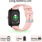 Smartwatch for Women - Call, Fitness Tracker, Heart Rate & Sleep Monitor, 1.69" Touch Screen, Waterproof - For Android & iPhone, Pink