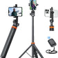 EUCOS 62” Phone Tripod & Selfie Stick – Extendable Stand with Remote, Compatible with iPhone & Android