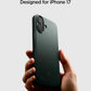 Spigen for iPhone 17 Case, Thin Fit MagFit [TPU Covered Camera Control] [Compatible with MagSafe] - Abyss Green
