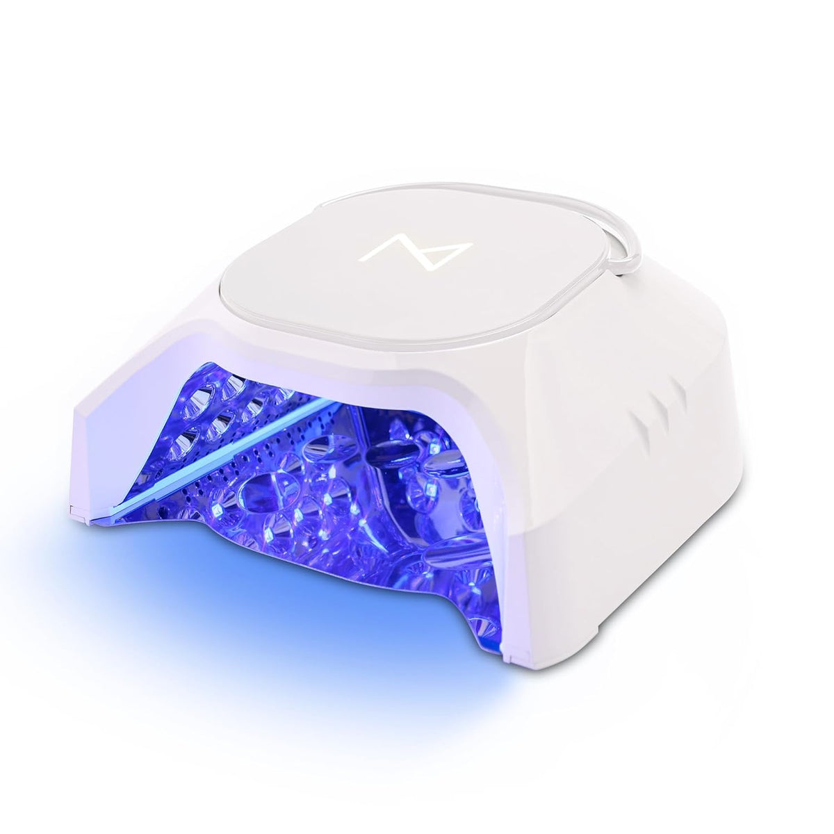 M - Max Brushless Nail Drill & GlowPro UV/LED Lamp Bundle | Professional Electric File for Manicures & Pedicures | Fast Curing Gel & Acrylic Nails | Dual Light Source UV/LED Dryer | Adj