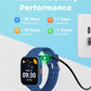Bigger five kids smartwatch no app needed fitness tracker blue