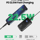INIU Portable Charger, Smallest 22.5W 10000mAh Power Bank, USB C in/Output Fast Charging 3-Output Mini Battery Pack Charger with Phone Holder for iPhone 17 16 15 14 Air Samsung S23 Google iPad Tablet