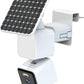 Gutter Mount Compatible with WYZE Solar Cam Pan, No-Drilling Metal Security Camera Bracket Mounting for Outdoor Use - White