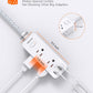 Power Strip Surge Protector, BESHON 5Ft Extension Cord, 6 Outlets with 4 USB Ports (2 USB C Outlet), 3-Side Outlet Extender, Wall Mount, Compact for Travel, Home, College Dorm Room and Office
