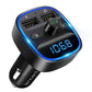LENCENT FM Transmitter, Bluetooth FM Transmitter Wireless Radio Adapter Car Kit with Dual USB Charging, Audio Receiver Car Charger MP3 Player, Support Hands-Free Calling, TF Card & USB Disk
