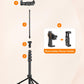 Phone Tripod, 86" Tall Tripod for iPhone with Flexible Gooseneck & Remote, Portable Aluminum Cellphone Stand for Selfies, Video Recording,Travel, Compatible with iPhone Android