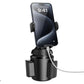 APPS2Car Universal Car Cup Phone Holder | Quick Extension Long Arm | 360° Swivel | Adjustable for iPhone, Samsung, Google, and All Smartphones | Stable & No Shake Design