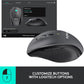 Logitech M705 Marathon Wireless Mouse, Gaming Mouse Wireless, 2.4 GHz USB-A Receiver, 5-Programmable Buttons, 3-Year Battery, PC, Mac, Laptop, Chromebook - Black
