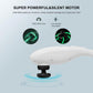 MEGAWISE Handheld Back Massager | Deep Tissue Percussion Massage for Back, Neck, Shoulders, Waist and Legs (Cordless Off-White)