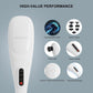 MEGAWISE Handheld Back Massager | Deep Tissue Percussion Massage for Back, Neck, Shoulders, Waist and Legs (Cordless Off-White)