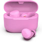 JLab Go Air Pop+ True Wireless Earbuds, in Ear Headphones, Bluetooth Earphones, 35H Playtime Ear Buds, Bluetooth Earbuds with Microphone, USB-C Charging Case, Dual Connect, EQ3 Sound, Pink