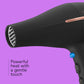 INFINITI PRO by CONAIR Hair Dryer, 1875W Blow Dryer with Diffuser and Concentrator, Ceramic Technology, 3 Heat & 2 Speed Settings, Cold Shot Button, Black