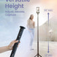 KraftGeek Magnetic Phone Tripod for iPhone MagSafe – 66'' Automatic Selfie Stick with Remote, Portable Tripod Stand for Video Recording, Travel, Vlogging (Black)