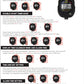 Pgzsy 2 Pack Multi-Function Electronic Digital Sport Stopwatch Timer, Large Display with Date Time and Alarm Function,Suitable for Sports Coaches Fitness Coaches and Referees,Pgzsy
