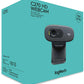Logitech C270 HD Webcam, 720p, Widescreen HD Video Calling, Light Correction, Noise-Reducing Mic, Works with Zoom, Nintendo Switch 2’s New GameChat Mode, PC/Mac/Laptop/MacBook/Tablet - Black
