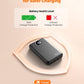 Portable Charger 10000mAh Power Bank with 4 Built-in Cables,LED Display Compact and Battery Pack with Multiple USB Ports All-in-One Travel Charger for iPhone,Android and Other Devices-Black