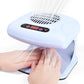 SAVILAND 5X Faster Dry Nail Dryer: 300W Strong-Air Nail Dryer for Regular Polish Smart Sensor Nail Polish Dryer Warm & Cool Wind Dual Air Dual Modes Battery-Free Nail Fan Home Salon Use
