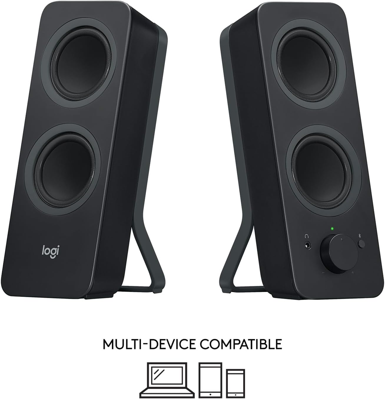 Logitech Z207 2.0 Stereo Computer Speakers with Bluetooth