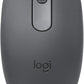 Logitech M196 Bluetooth Wireless Mouse, Compact and Portable Mouse for Laptops, Tablets and More, 12-Month Battery, Smooth Tracking, Compatible with PC and Mac, Windows and macOS - Graphite