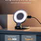 TELESIN C03 Magnetic Selfie Light, Phone Light Compatible with iPhone Magsafe, CRI97 360° LED Selfie Ring Fill Light with Mirror for Selfies/Photography/TikTok/Zoom Calls/Video Conference