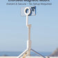 KraftGeek Magnetic Phone Tripod for iPhone Magsafe, 64” Selfie Stick Tripod Stand with Remote, Travel Cell Phone Stand for iPhone 17 Pro Max