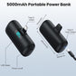 Mini Portable Charger USB C Power Bank,Upgraded 5000mAh PD Fast Charging Battery Pack Built-in USB-C Connector Travel Essential for iPhone17/17Pro/17Pro Max/Air/16 Plus/16Pro Max/15 Series,Android