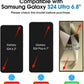 amFilm Auto-Alignment OneTouch for Samsung Galaxy S24 Ultra 6.8'' Screen Protector + Camera Lens Protector, Tempered Glass, 30 seconds Installation, Bubble Free, Case Friendly, Anti-Scratch [2+2 Pack]