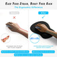 DEMON CHEST ErgoComfort Gel Wrist Rest Mouse Pad-Ergonomic Office Mousepad with Wrist Support-Non-Slip, Design Desk Accessories Mat for Home&Game Decor (02Pink Serenity)