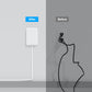 Flat Extension Cord with Outlet Cover, Flat Plug Power Strip with 6 Outlets and 3 USB Ports, 2000 Joules Surge Protector, 5 FT Cord Hidden Outlet Extender for Tight Spaces, White