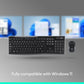 Logitech MK270 Wireless Keyboard and Mouse Combo for Windows, 2.4 GHz, 8 Multimedia Keys, PC, Laptop, Wireless Keyboard Compact Mouse Combo - Black Visit the Logitech Store
