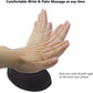BRILA Ergonomic Memory Foam Mouse Wrist Rest Support Pad Cushion for Computer, Laptop, Office Work, PC Gaming - Massage Holes Design - Wrist Pain Relief (Black Mouse Wrist Rest)