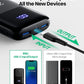 INIU Portable Charger, Smallest 22.5W 10000mAh Power Bank, USB C in/Output Fast Charging 3-Output Mini Battery Pack Charger with Phone Holder for iPhone 17 16 15 14 Air Samsung S23 Google iPad Tablet