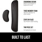 GORILLA GRIP Silky Memory Foam Wrist Rest for Computer Keyboard, Mouse, Ergonomic Design for Typing Pain Relief, Desk Pads Support Hand and Arm, Mousepad Rests, Stain Resistant, 2 Piece Pad, Black